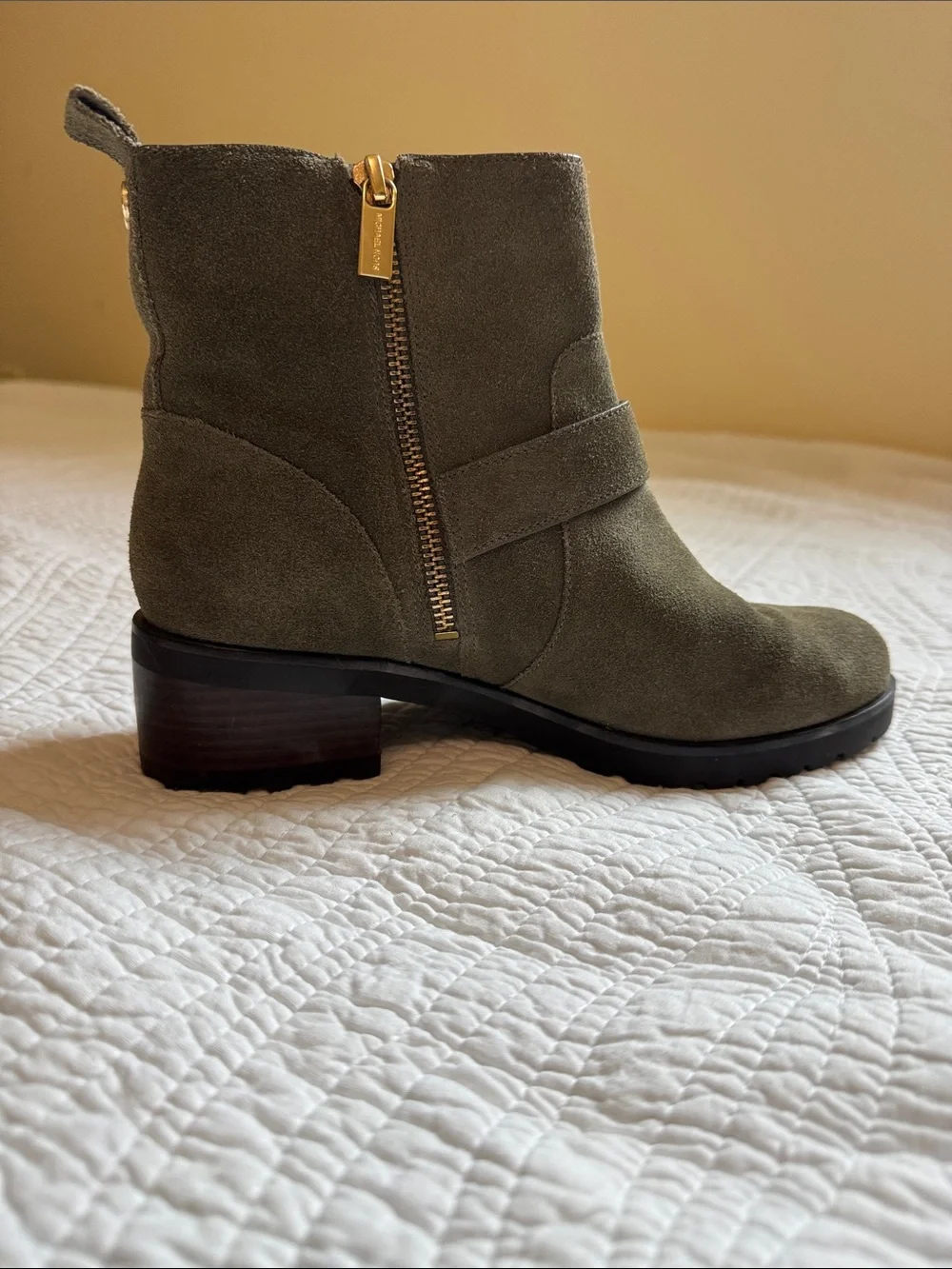MICHAEL Michael Kors olive suede